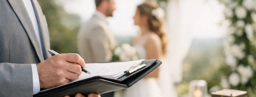 When to Book Wedding Officiant Services