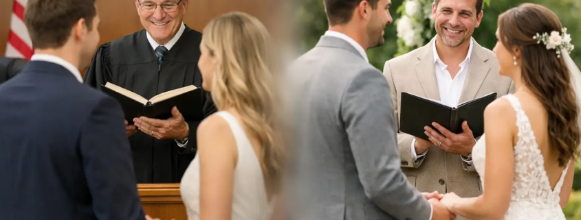 Civil Ceremony vs Officiant: What Fits You?