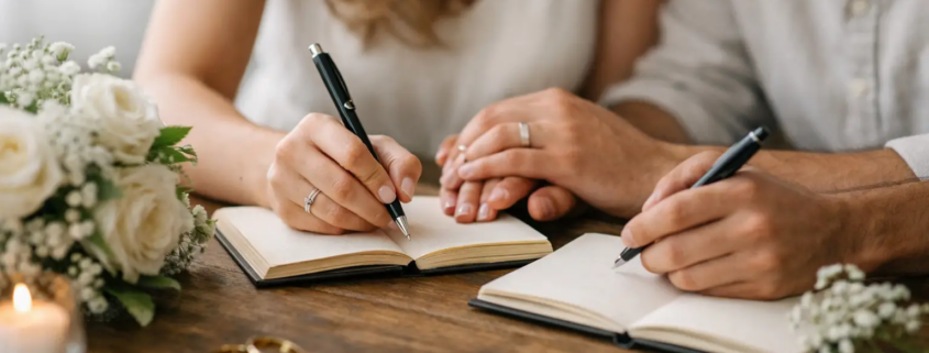 How to Write Heartfelt Wedding Vows Together