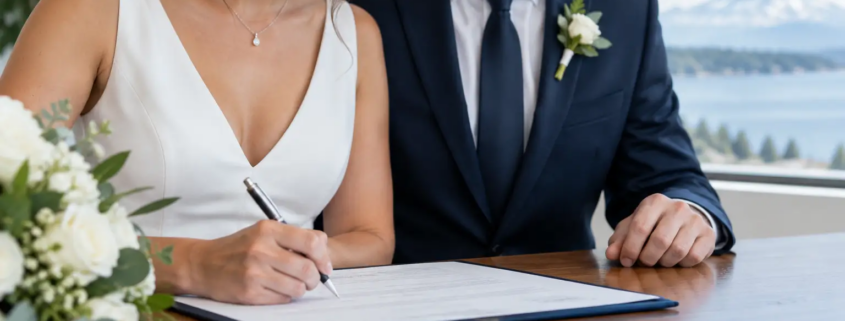 Marriage License Signing Guide for Washington
